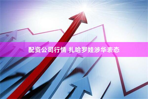 配资公司行情 扎哈罗娃涉华表态